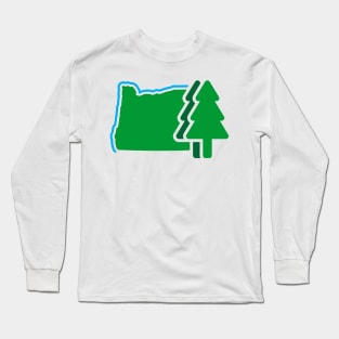 Oregon Trees Long Sleeve T-Shirt